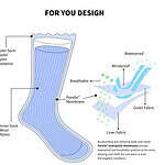 waterproof running socks