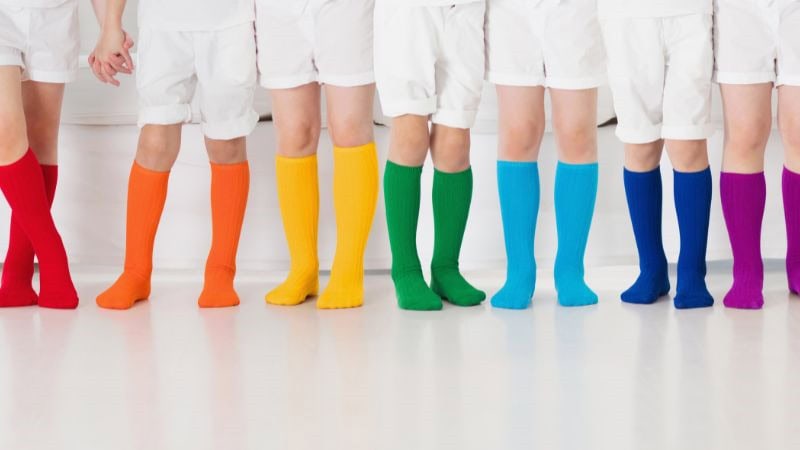 how tall are crew socks