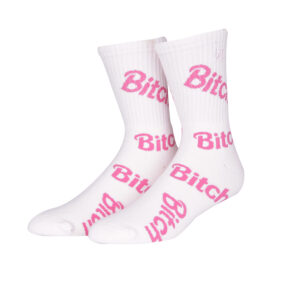 Les chaussettes personnalisables Sinoknit en rose ajoutent du style et une touche unique à votre garde-robe.