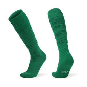 Zwei grüne kniehohe Baseballsocken für Jugendliche von Sinoknit