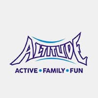 Logo: Stylized "Altitude" above "Active · Family · Fun" in blue.